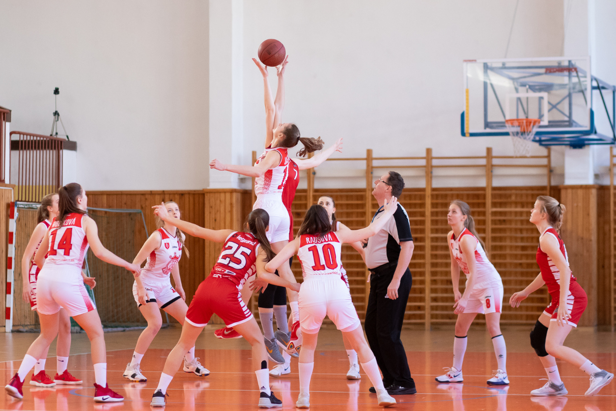 Girls basketball game